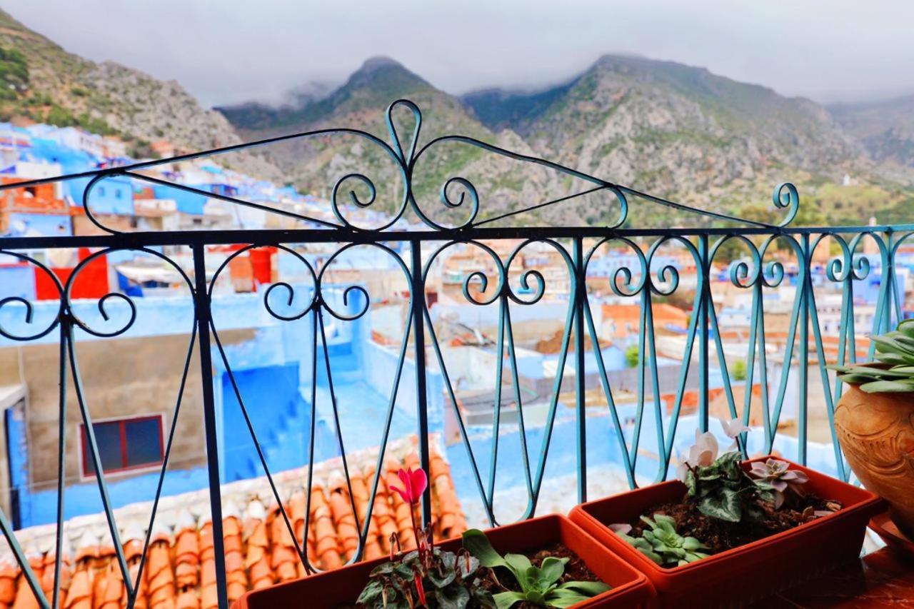 צ'פצ'אוונה Aymane Rooftop Budget Panoramic Hotel מראה חיצוני תמונה