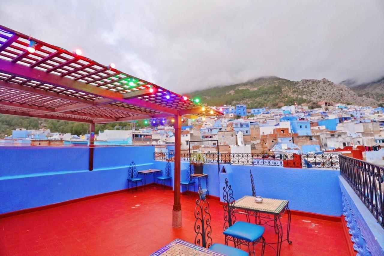 צ'פצ'אוונה Aymane Rooftop Budget Panoramic Hotel מראה חיצוני תמונה