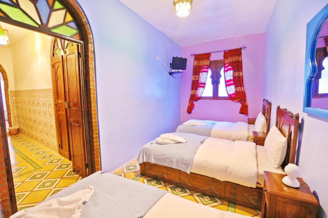 צ'פצ'אוונה Aymane Rooftop Budget Panoramic Hotel מראה חיצוני תמונה