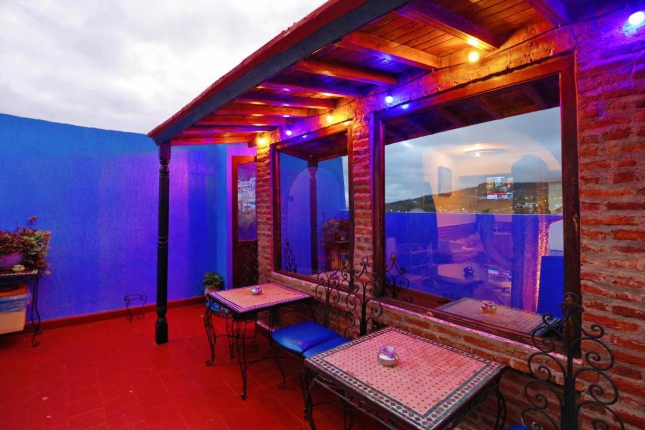צ'פצ'אוונה Aymane Rooftop Budget Panoramic Hotel מראה חיצוני תמונה