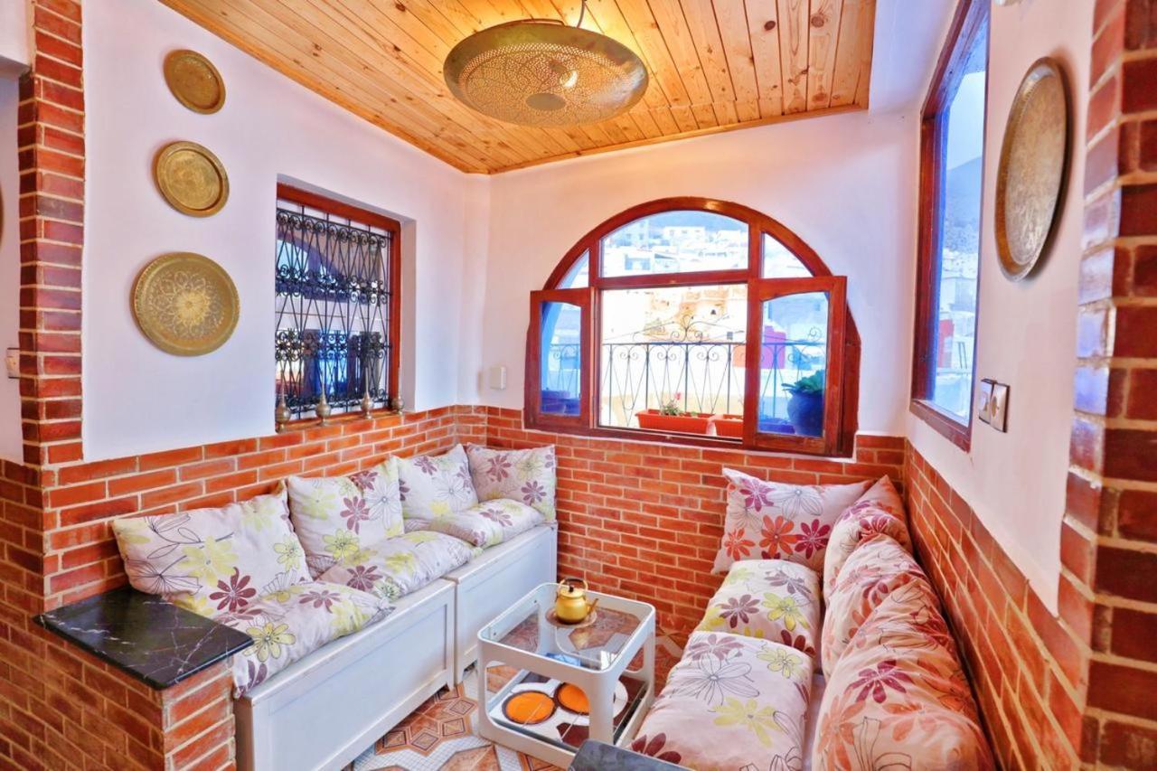 צ'פצ'אוונה Aymane Rooftop Budget Panoramic Hotel מראה חיצוני תמונה