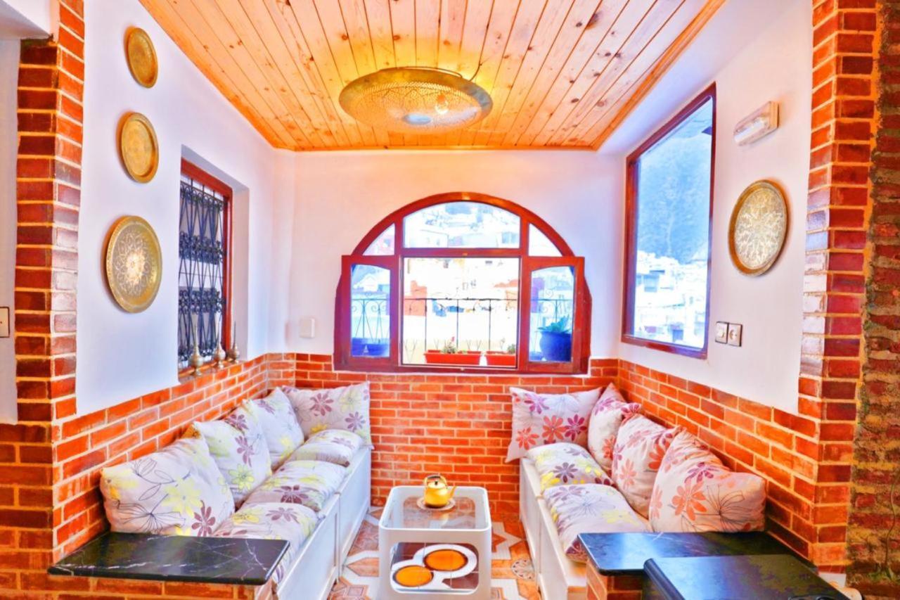 צ'פצ'אוונה Aymane Rooftop Budget Panoramic Hotel מראה חיצוני תמונה